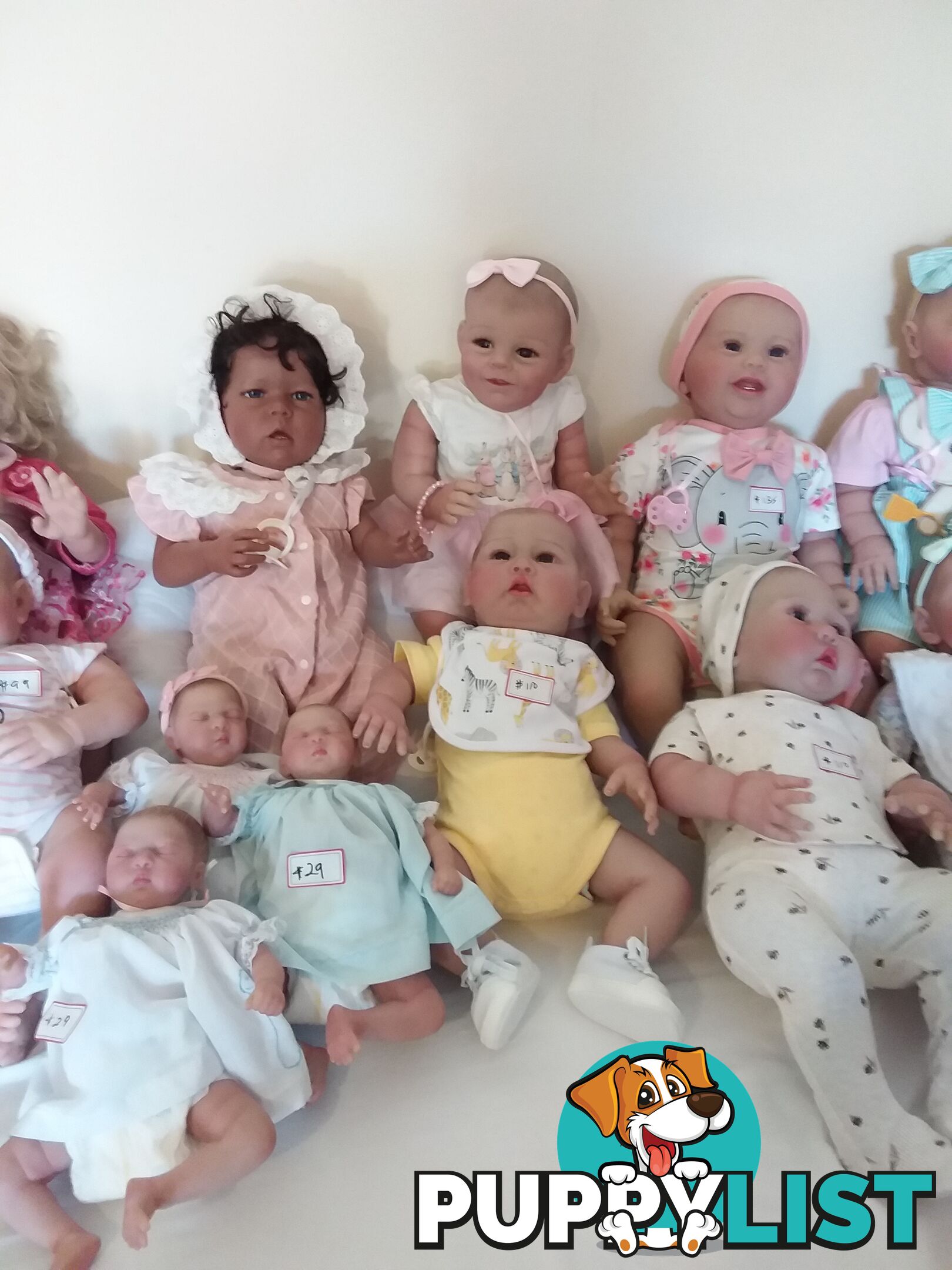 Reborn DOLLS for girls aged 3 to 12.   From $65  LAYBY and POSTAGE okay