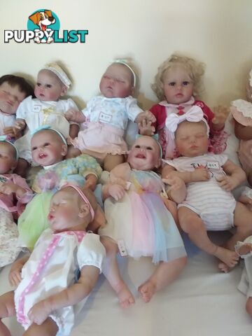 Reborn DOLLS for girls aged 3 to 12.   From $65  LAYBY and POSTAGE okay