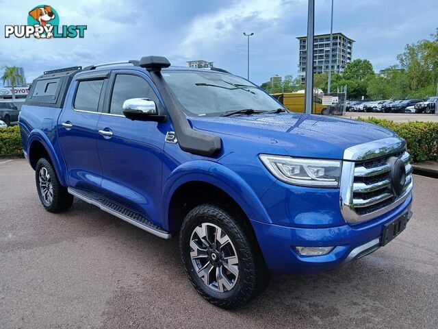 2022 GWM UTE CANNON-X NPW-4X4 DUAL CAB UTILITY