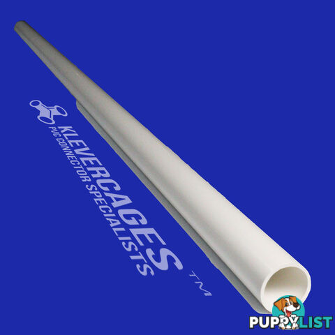 20mm Premium PVC Pipe 1m White - No Writing - PIPE20