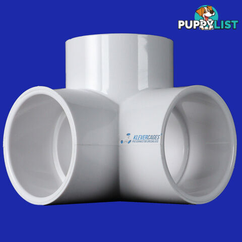 3 Way PVC Elbow Connector - 40mm - 3WAY40