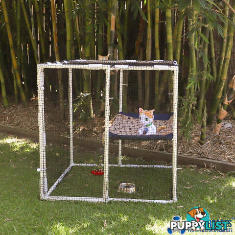 Cat/Pet Enclosure Kit - 1m x 1m x 1m (Hammock optional) - 111PCPNKIT