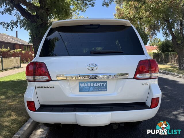 2009 Toyota Landcruiser VDJ200R SAHARA (4x4) Wagon Automatic