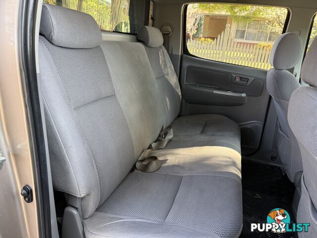 2005 Toyota Hilux GGN25R SR5  PETROL (4x4) Ute Manual