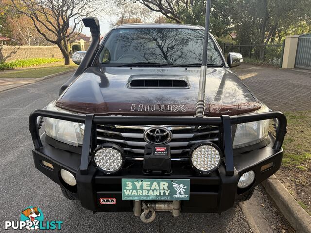 2012 Toyota Hilux KUN26R MY12 SR5 (4x4)Turbo Diesel Ute Automatic