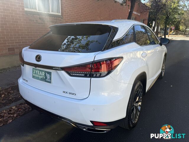 2021 Lexus RX 350 GGL25R F SPORT Wagon Automatic