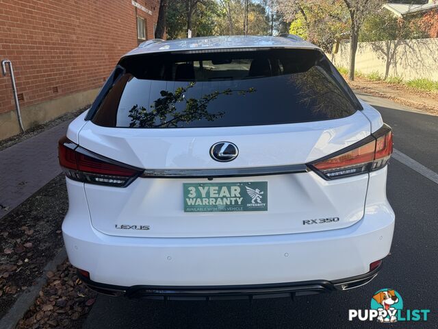 2021 Lexus RX 350 GGL25R F SPORT Wagon Automatic