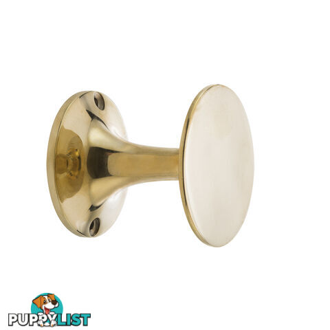 Button Wall Hook - Small Brass - 04-003-S-BRA