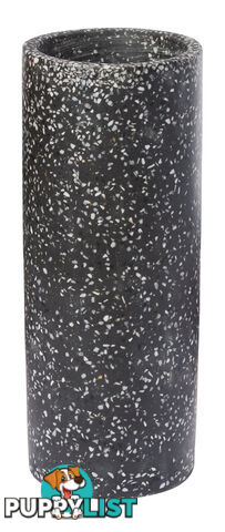 Terrazzo Vase - Black - 160203001NBLK