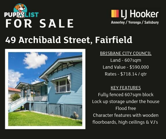 49 Archibald Street FAIRFIELD QLD 4103