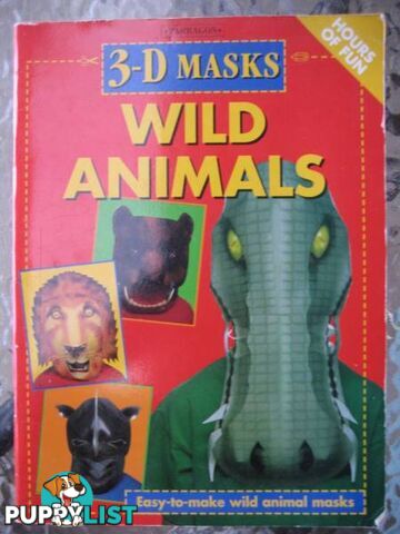 3-D MASKS WILD ANIMALS - PARRAGON