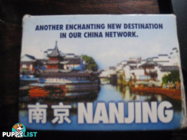 Singapore Airlines Nanjing Playing Cards