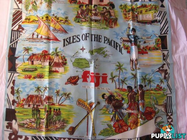 Vintage Souvenir of FIJI Scarf