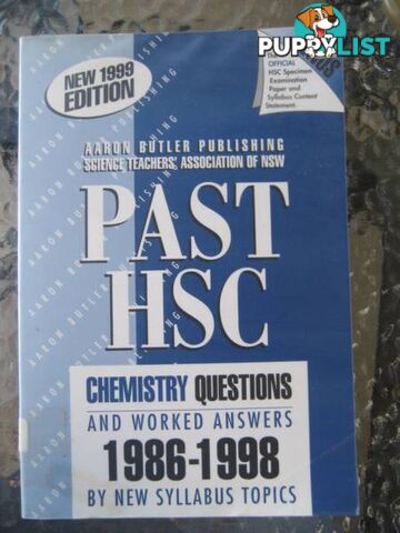 PAST HSC CHEMISTRY QUESTIONS******1998 by NEW SYLLABUS TOPICS