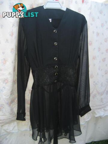 Women's black Blouses sz 40