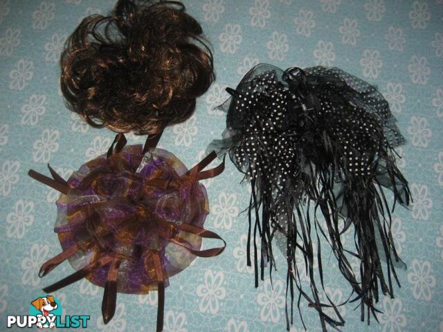 3 Bow & Clips - Hair Accessories