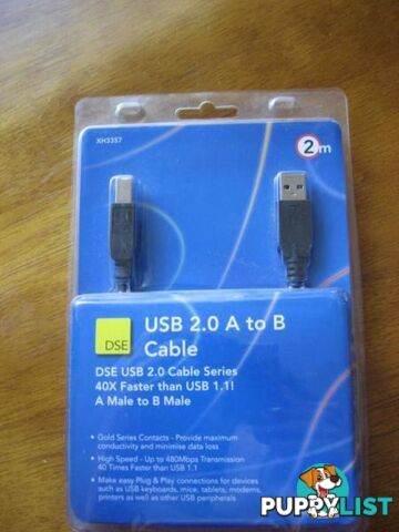 USB 2.00 A to B Cable