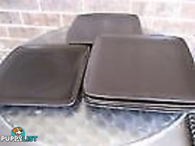 SIX Bay swiss food homewares squre brown plates