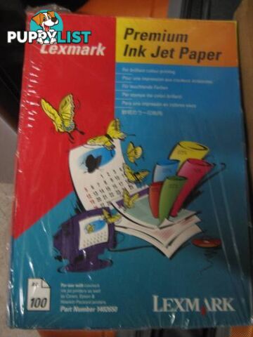 Premium Ink Jet Paper for Lexmark Canon, Epson & Hewlett Packard