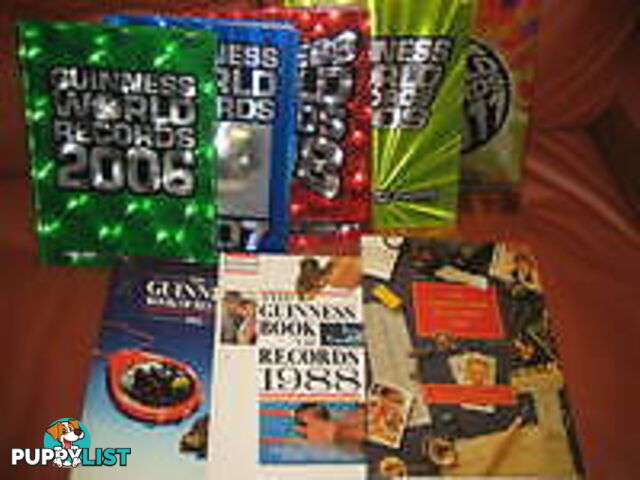 8 books - Guinness Book of Records