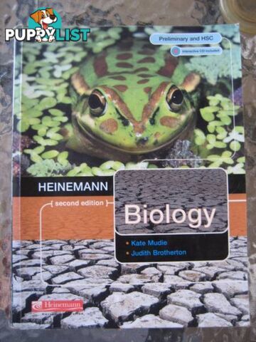 Preliminary and HSC Biology second edition - HEINEMANN With CD