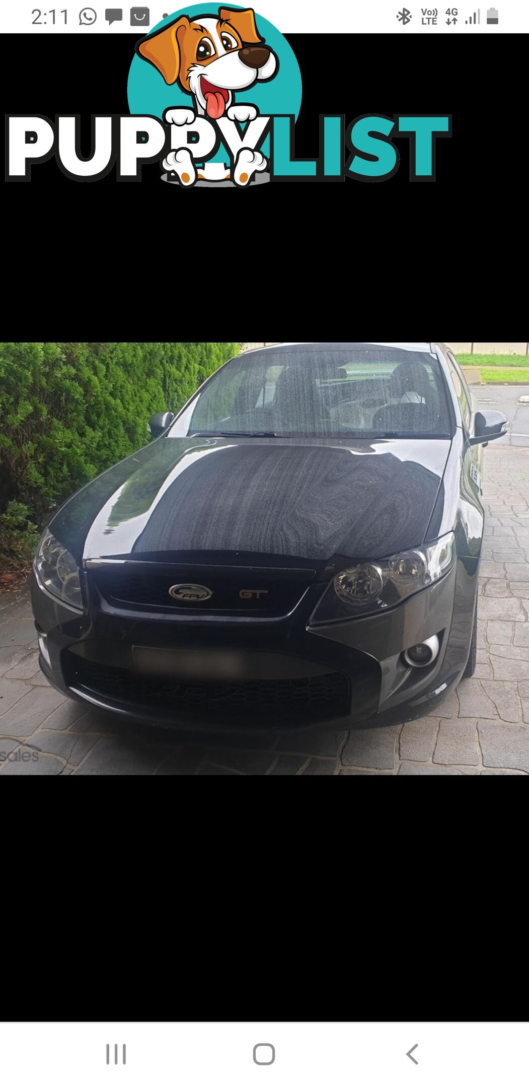 2011 FPV GT  335  Fg 1 Sedan Automatic