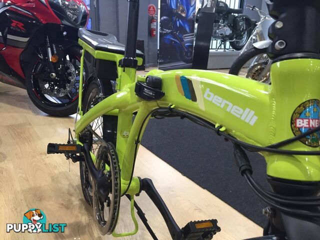 Benelli FoldCity Foldable E-Bike Green