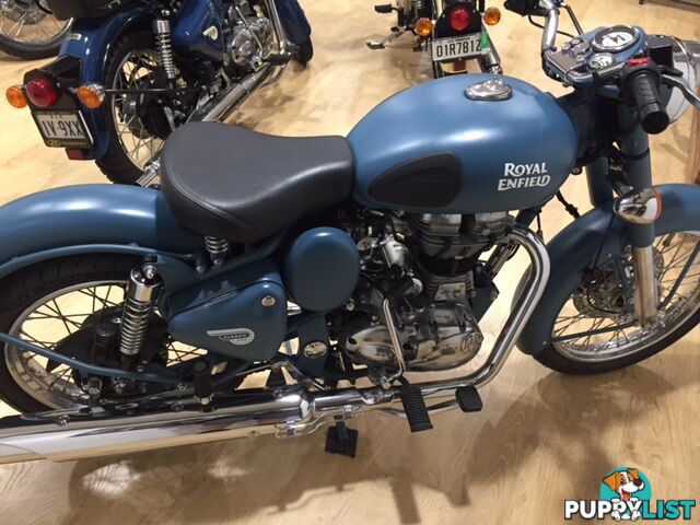 2016 ROYAL ENFIELD (SEE ALSO ENFIELD) CLASSIC SQUADRON BLUE 500CC ROAD