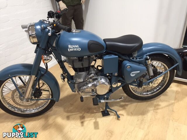 2016 ROYAL ENFIELD (SEE ALSO ENFIELD) CLASSIC SQUADRON BLUE 500CC ROAD