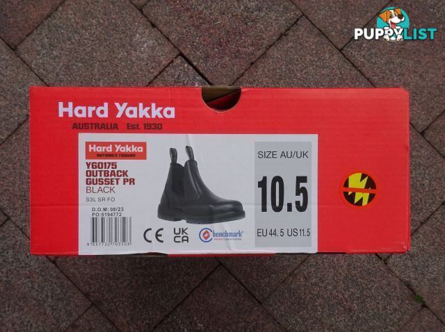 NEW MENS HARD YAKKA  STEEL CAP WORKBOOTS