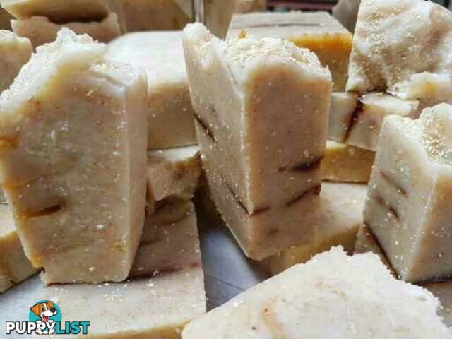 Honey Oat Milk & Bran Soap Handmade Natural Manufacturers Wholesale Geelong