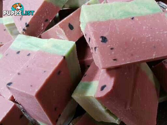 Watermelon Fragrant Soap Hand Crafted From Natural Oils - Geelong