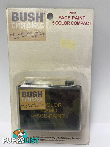 Bush Tracks Face Paint 5 Color Compact