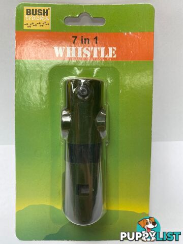 Bush Tracks Whistle 7 in 1 Olive