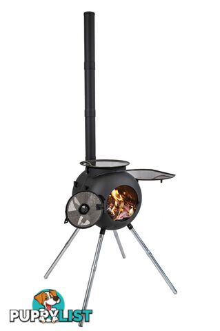 Ozpig Series 2 Portable Wood Fired BBQ Stove and Heater (Display model)