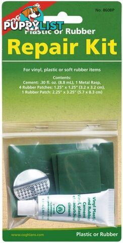 Coghlans Plastic or Rubber Repair Kit