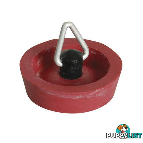 Coast to Coast Red Rubber Sink Plug 25mm with Pull Shackle