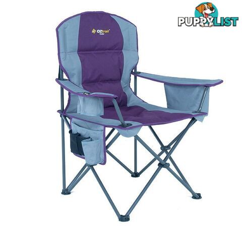 Oztrail Cooler Arm Chair - Purple