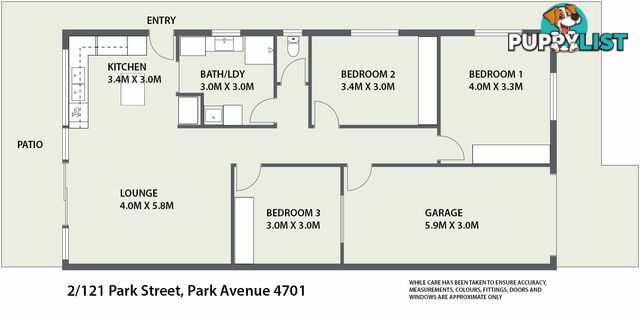 Unit 2/121 park street PARK AVENUE QLD 4701