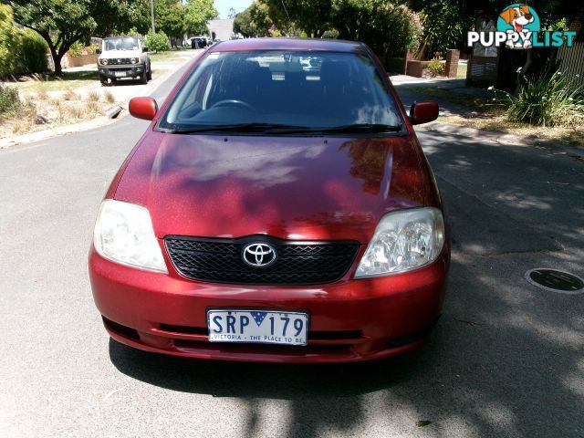 2004 TOYOTA COROLLA ASCENT ZZE122R ZZE122R 