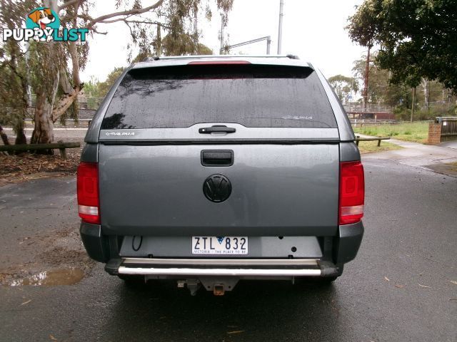 2013 VOLKSWAGEN AMAROK TDI400 DUAL CAB 2H MY13 2H 