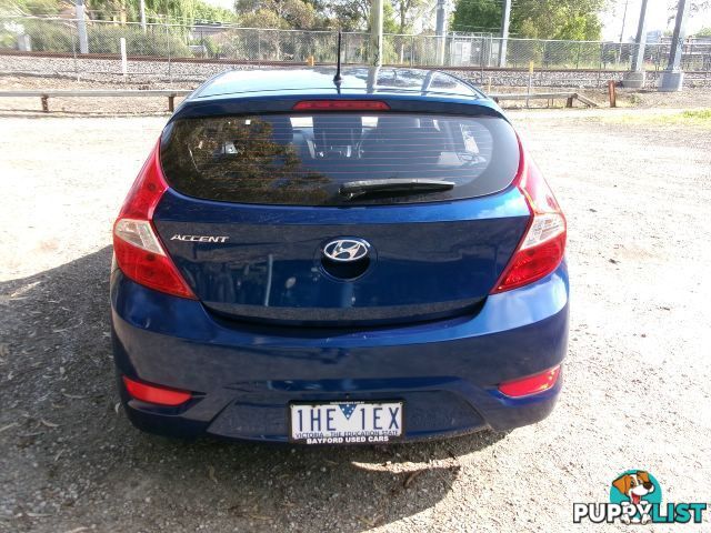 2016 HYUNDAI ACCENT SR RB3 RB3 