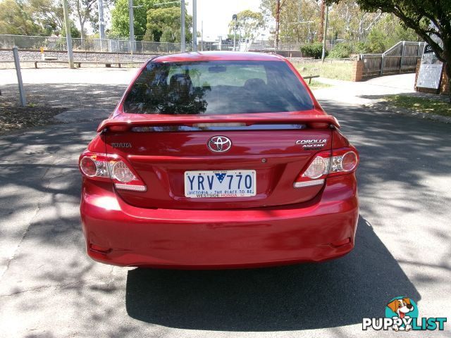 2011 TOYOTA COROLLA ASCENT SPORT ZRE152R ZRE152R 