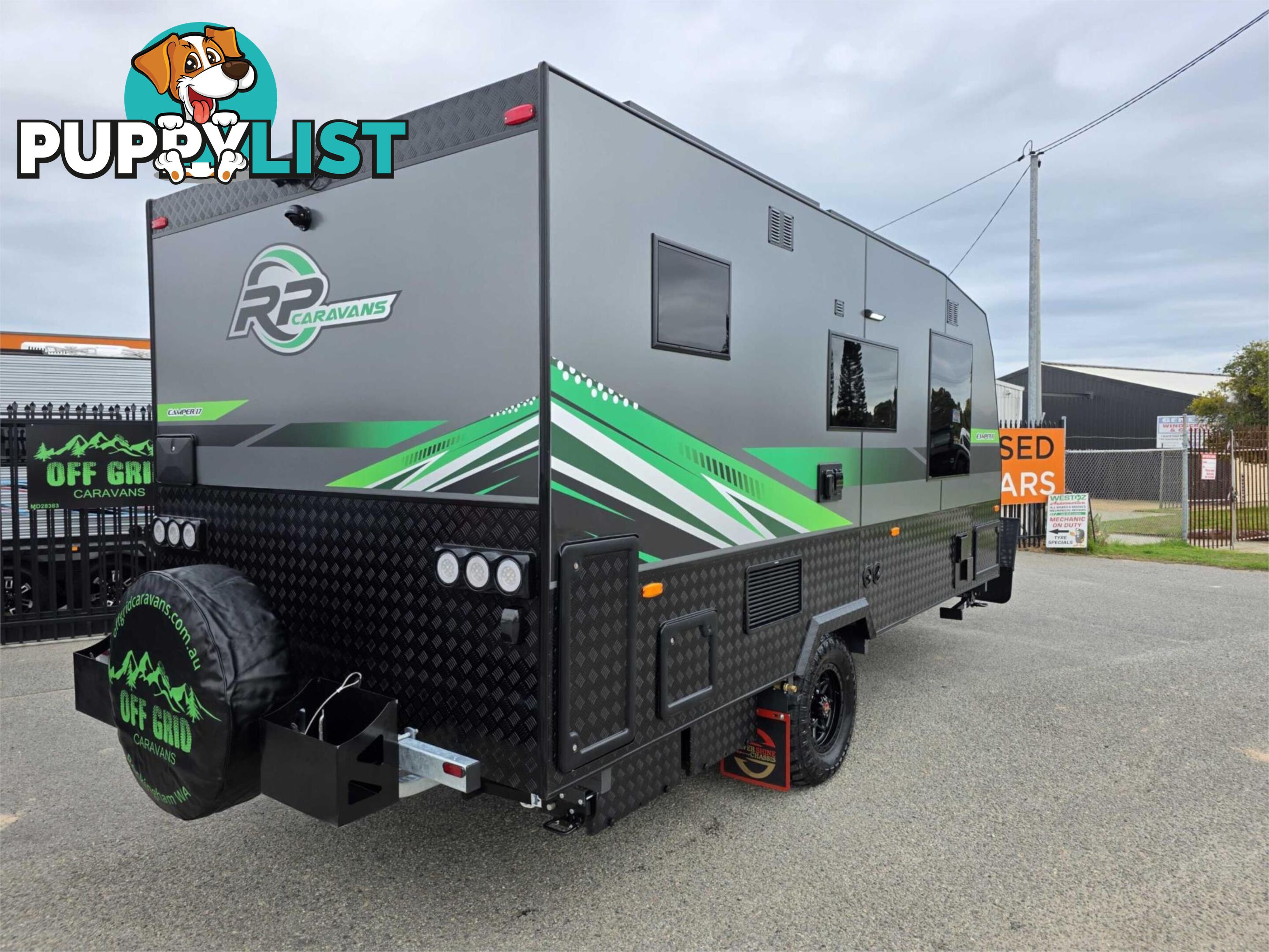 2025 RP CARAVANS 17' WILD CAMPER SINGLE AXLE FULL OFF-ROAD