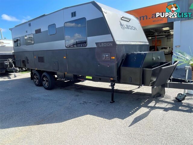 2024 LEGION CARAVANS SENATOR 22' REAR CLUB LOUNGE CARAVAN FULL OFF ROAD DUEL AXLE