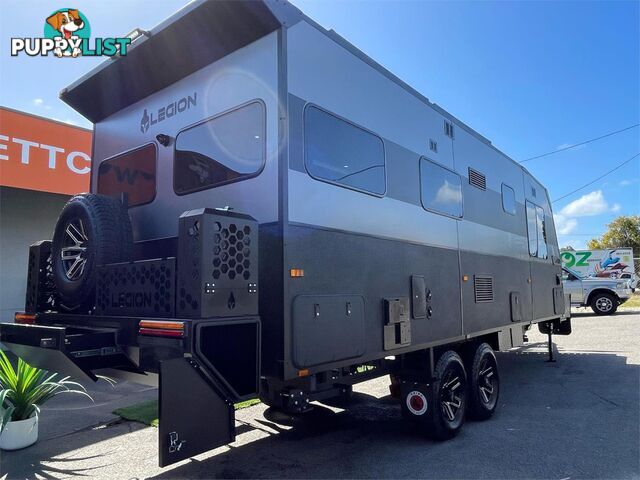 2024 LEGION CARAVANS SENATOR 22' REAR CLUB LOUNGE CARAVAN FULL OFF ROAD DUEL AXLE