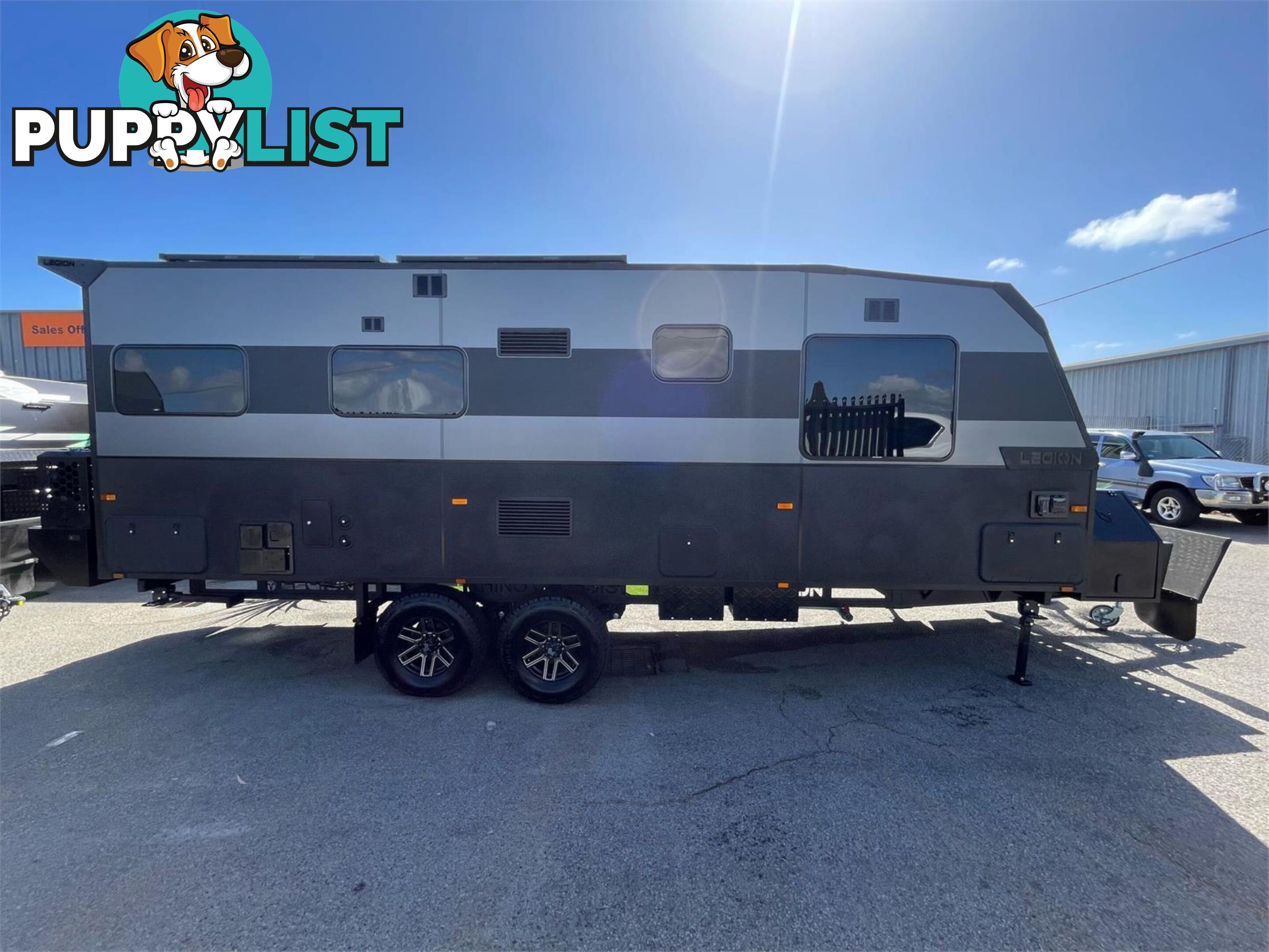 2024 LEGION CARAVANS SENATOR 22' REAR CLUB LOUNGE CARAVAN FULL OFF ROAD DUEL AXLE