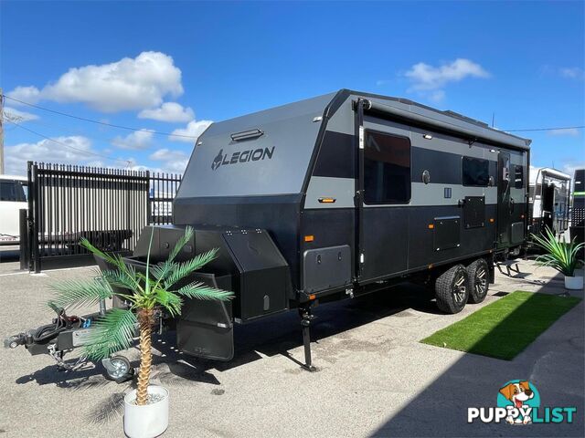 2024 LEGION CARAVANS SENATOR 22' REAR CLUB LOUNGE CARAVAN FULL OFF ROAD DUEL AXLE