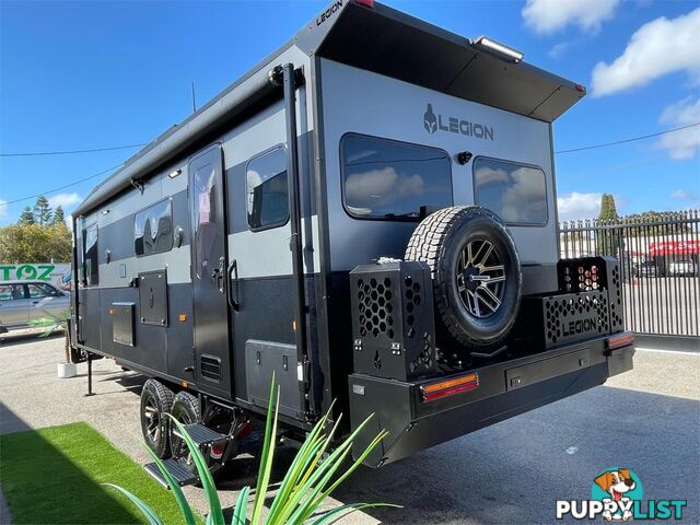 2024 LEGION CARAVANS SENATOR 22' REAR CLUB LOUNGE CARAVAN FULL OFF ROAD DUEL AXLE