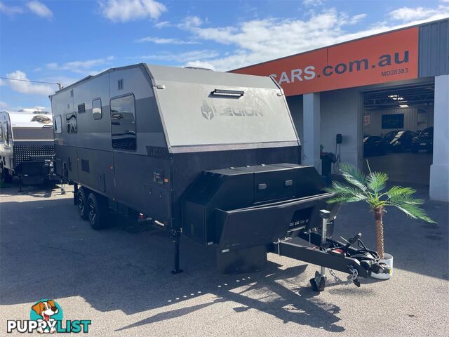 2024 LEGION CARAVANS SENATOR 22' REAR CLUB LOUNGE CARAVAN FULL OFF ROAD DUEL AXLE